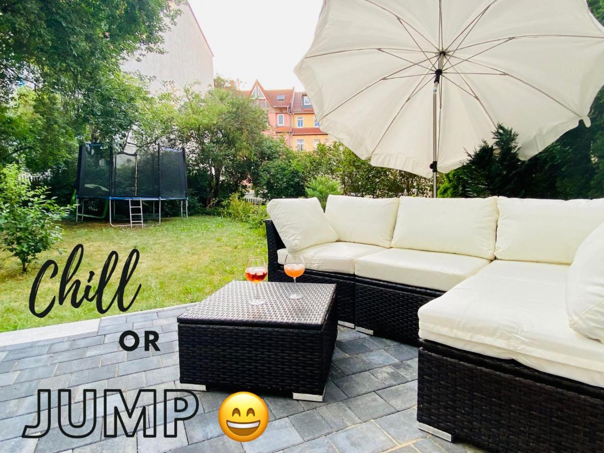 Zentral & Ruhig, Ideal Fuer Home Office Mit Garten Jena Esterno foto